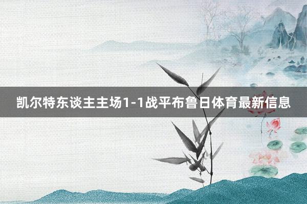 凯尔特东谈主主场1-1战平布鲁日体育最新信息