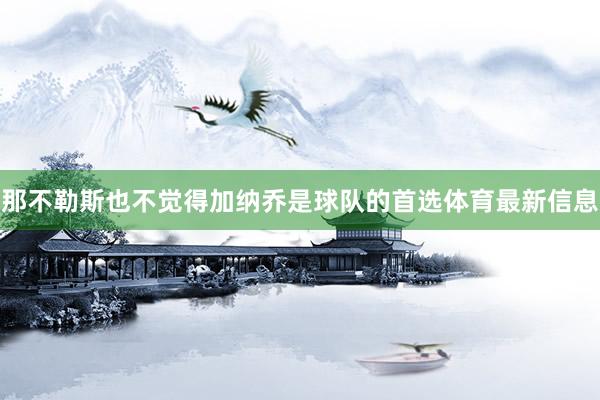 那不勒斯也不觉得加纳乔是球队的首选体育最新信息