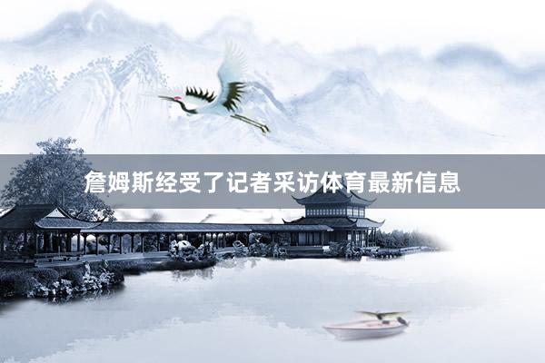 詹姆斯经受了记者采访体育最新信息