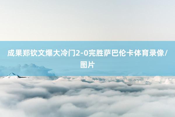 成果郑钦文爆大冷门2-0完胜萨巴伦卡体育录像/图片