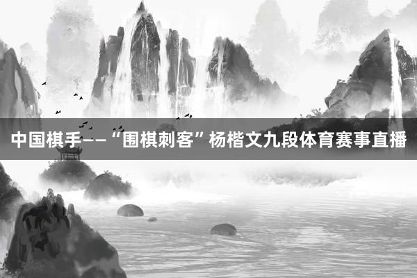 中国棋手——“围棋刺客”杨楷文九段体育赛事直播